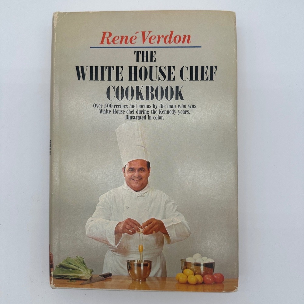 Vintage‎ 1967 The White House Cookbook René Verdon SIGNED First Edition JFK Chef